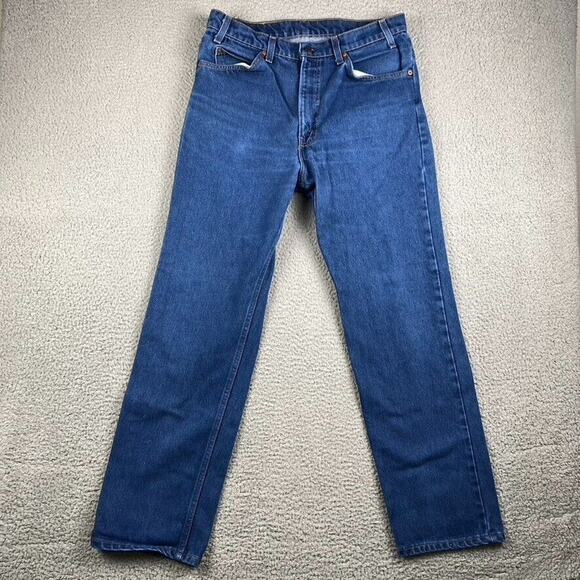 VTG Levi's 20508 0914 Orange Tab Jeans Men's 36x32 Measured 34x31 Blue Medium